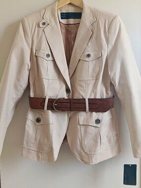 Zara Safari Style Blazer / Jacket US XL - BNWT